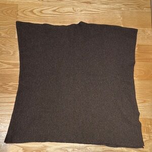 Vince Brown Wool & Cashmere Poncho
